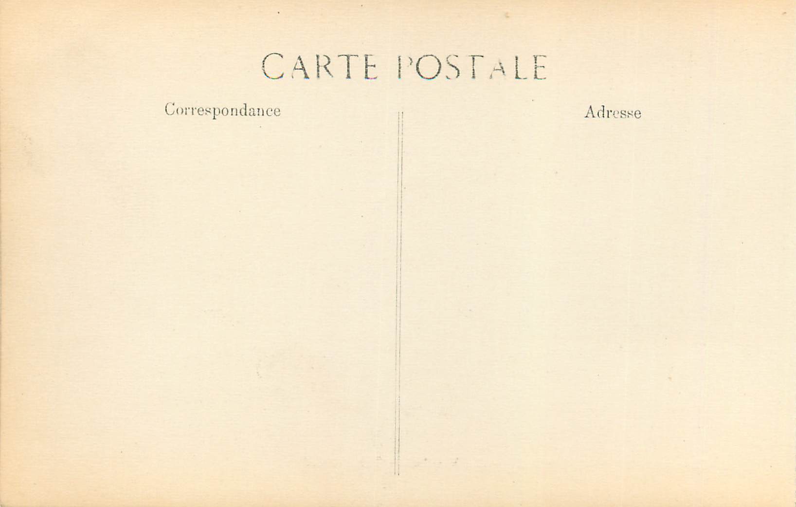 CPA Chateau de la Malmaison le Vestibule — Verso