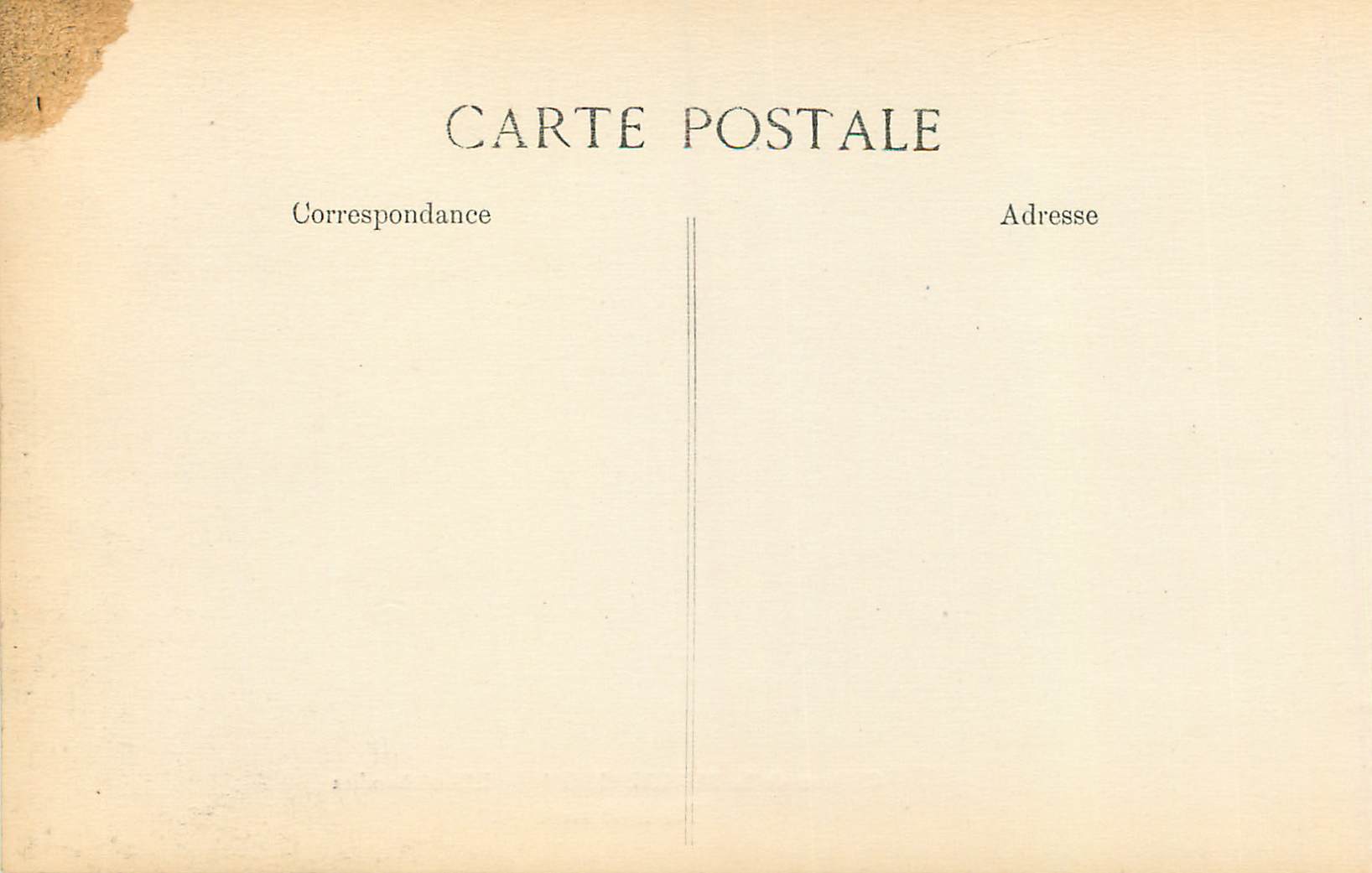 CPA Chateau de la Malmaison l'Antichambre — Verso