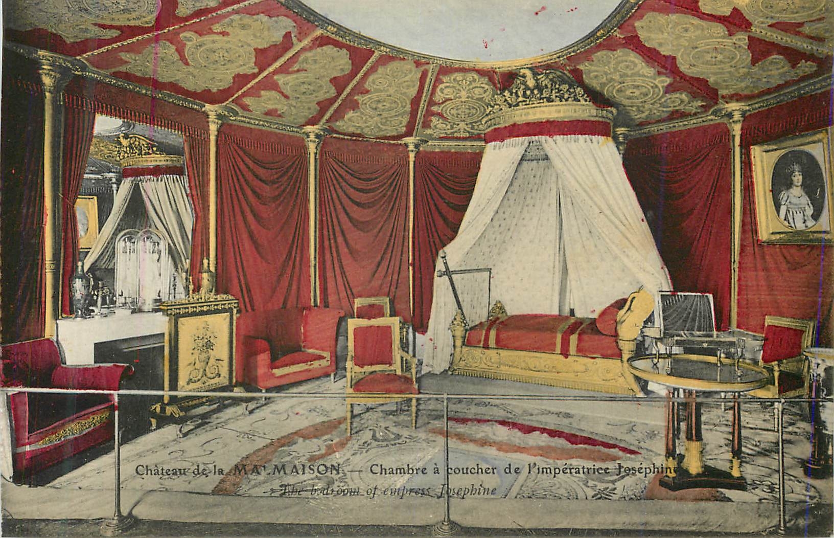 CPA Chateau de la Malmaison Chambre a Coucher de l'Imperatrice Josephine