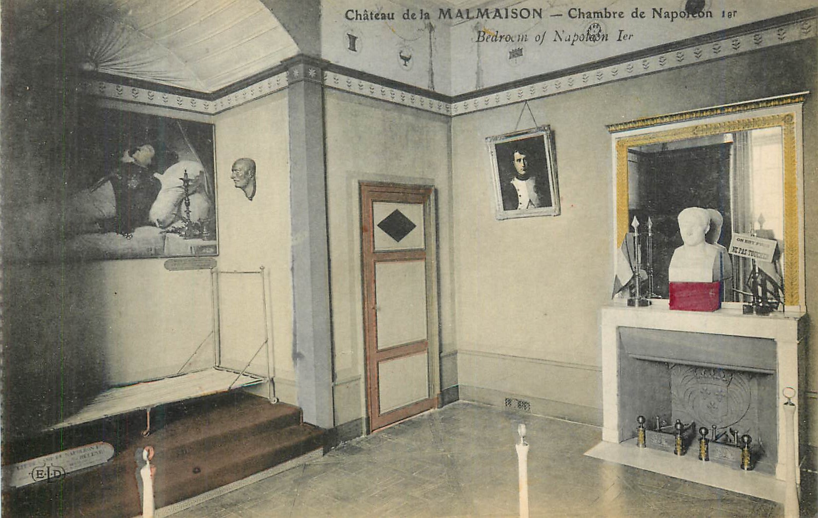 CPA Chateau de la Malmaison Chambre de Napoleon 1er