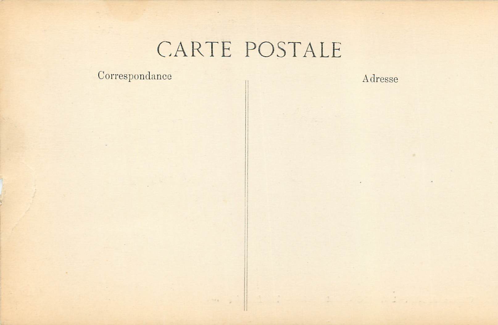 CPA Chateau de la Malmaison la Salon — Verso