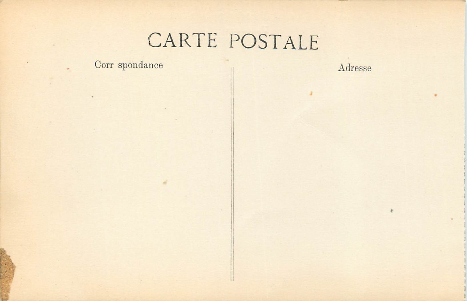 CPA Chateau de la Malmaison la Bibliotheque — Verso