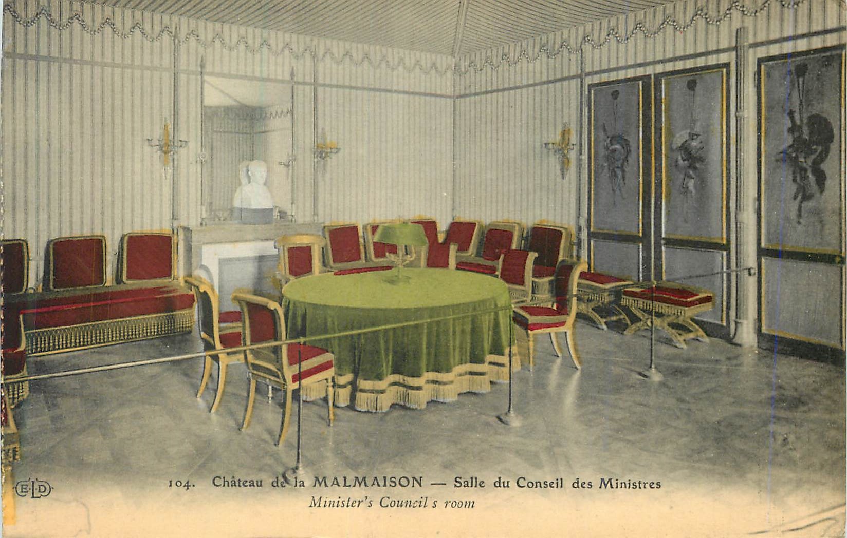 CPA Chateau de la Malmaison Salle du Conseil des Ministres