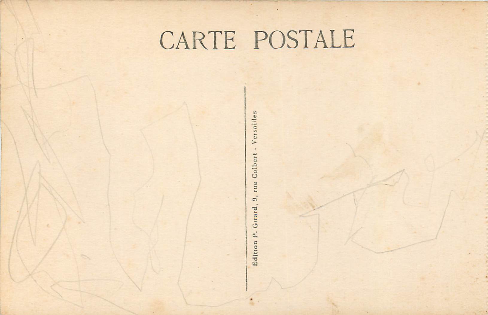 CPA Versailles Musee des Voitures Voitures du Sacre de Charles X — Rückseite