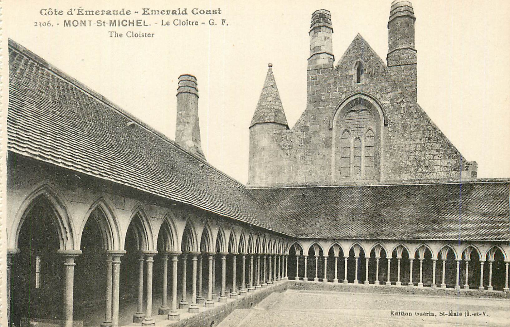 CPA Mont Saint Michel Cote d'Emeraude le Cloitre