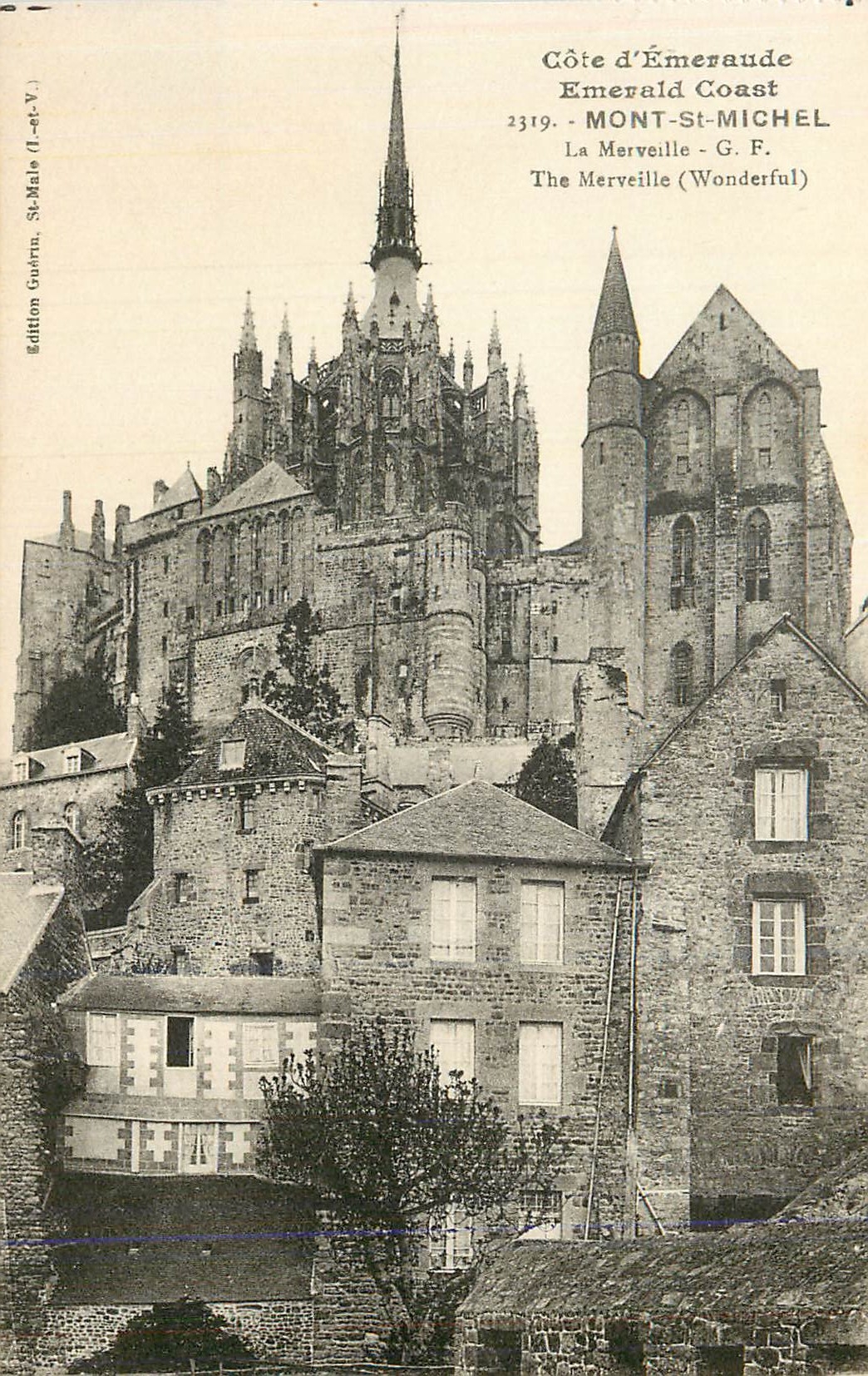 CPA Mont Saint Michel Cote d'Emeraude la Merveille
