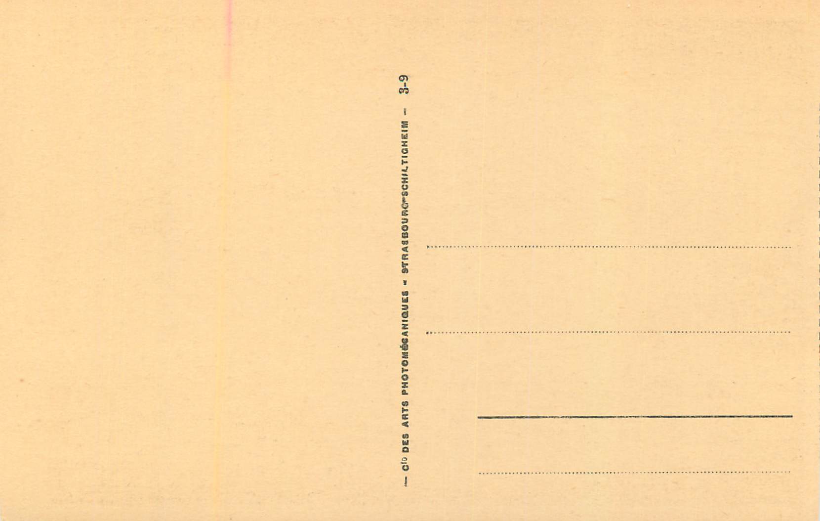CPA Thann Cathedrale St Thiebault le Petit Portail — Back