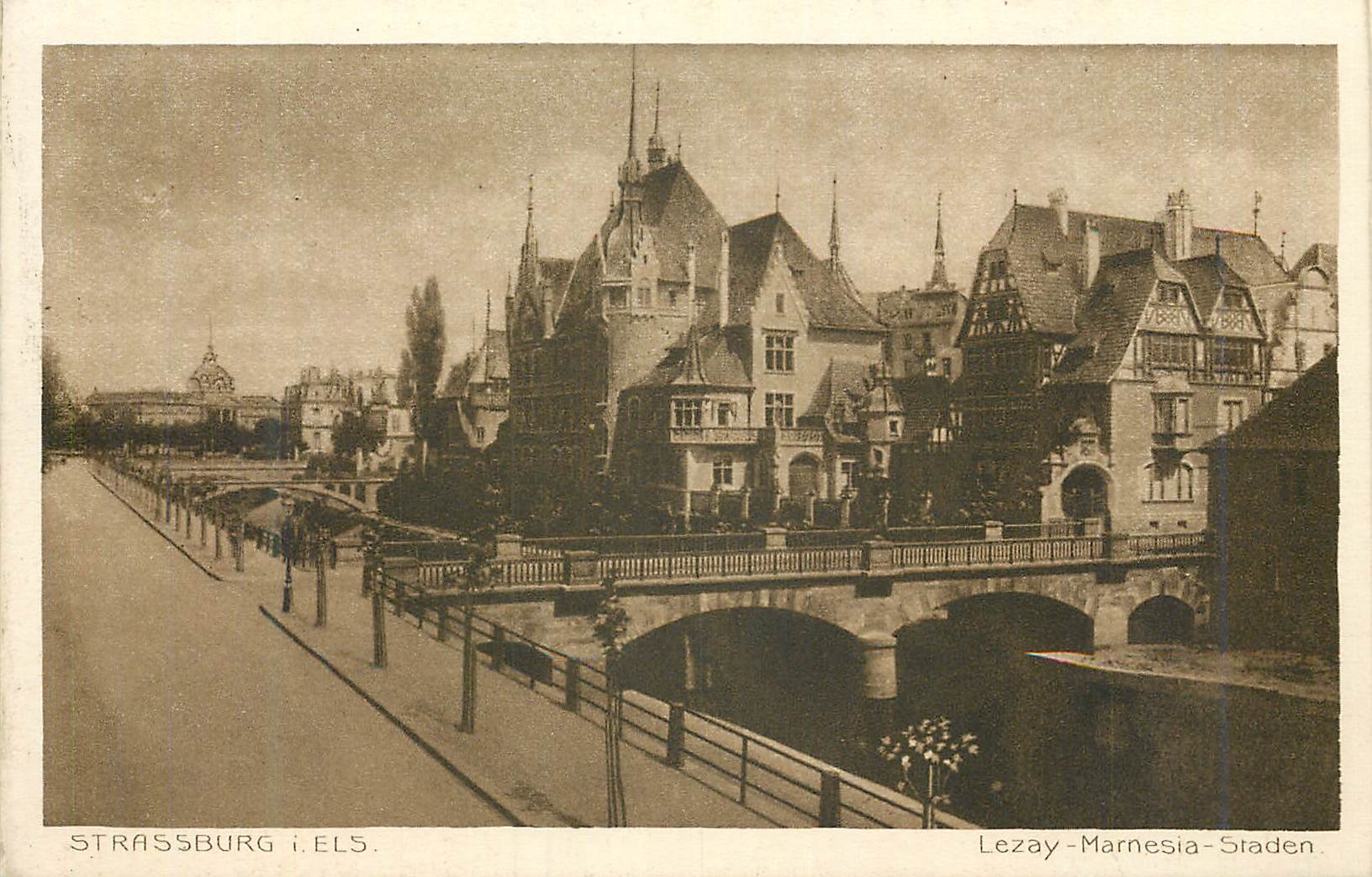 CPA Strassburg Lezay Marnesia Sraden