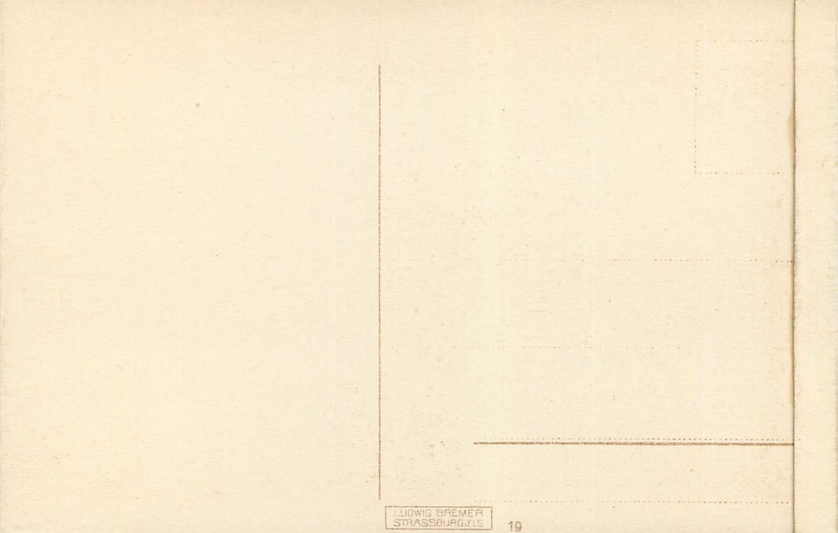 CPA Strassburg Lezay Marnesia Sraden — Rückseite