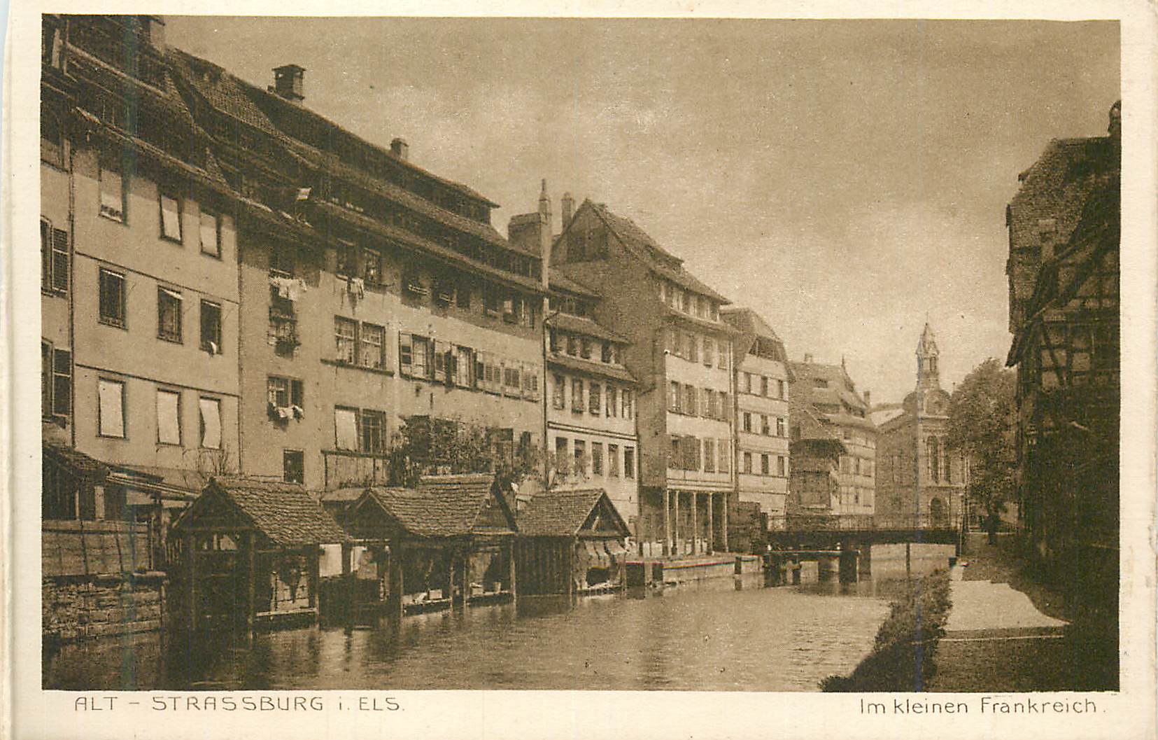 CPA Strassburg Im Kleinen Frankreich