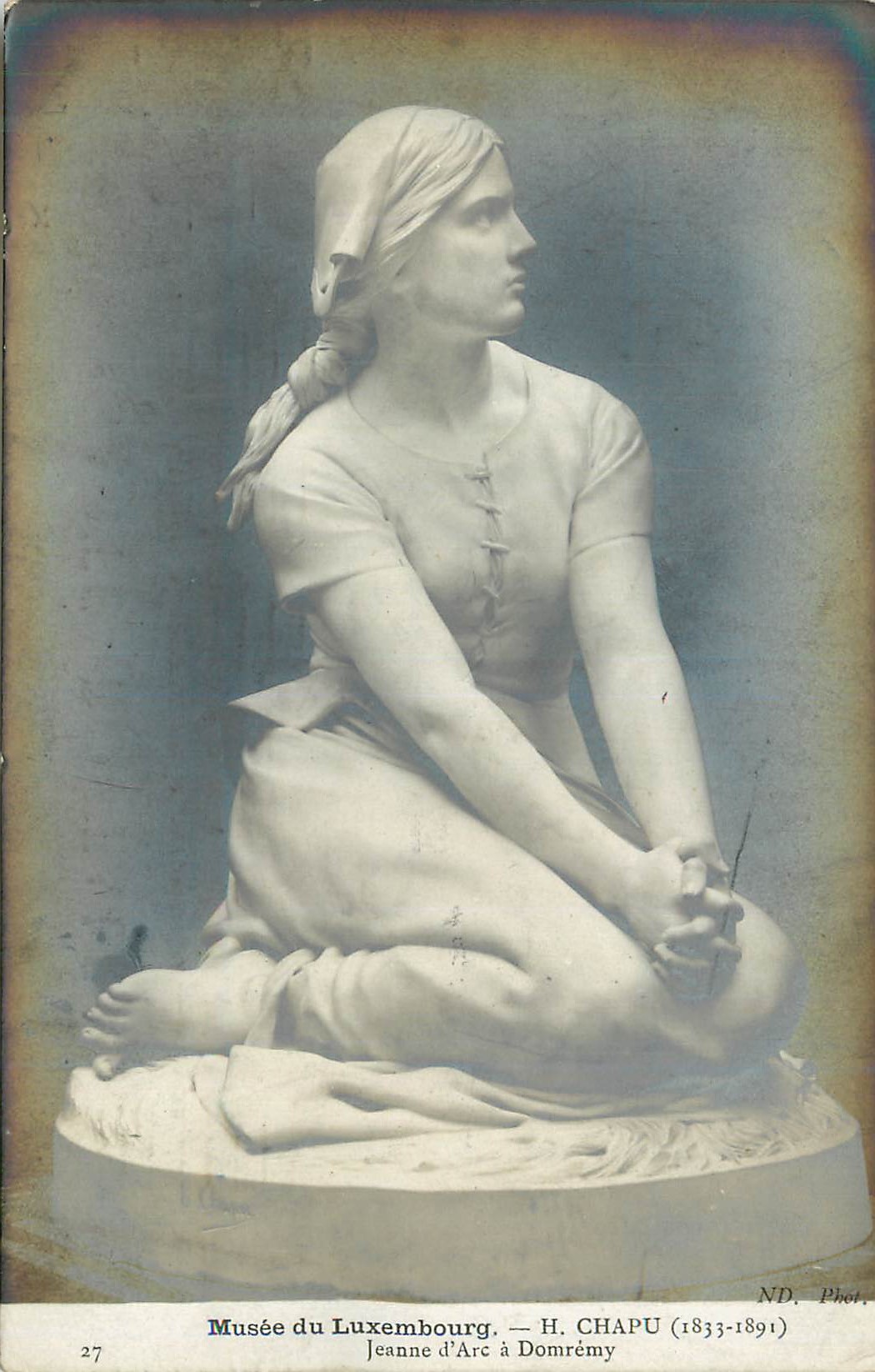 CPA Musee du Luxembourg H Chapu (1833 1891) Jeanne d'Arc a Domremy