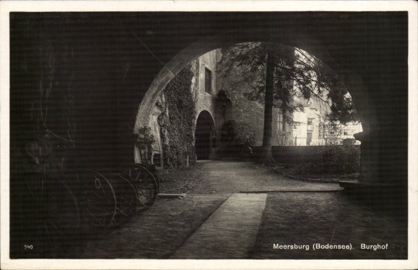 Baviere-Bayern- Meersburg (Bodensee) Burghof-CPA