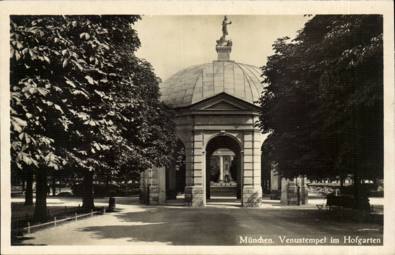 Baviere-Bayern- Munchen- Venusstempel im Hofgarten-CPA