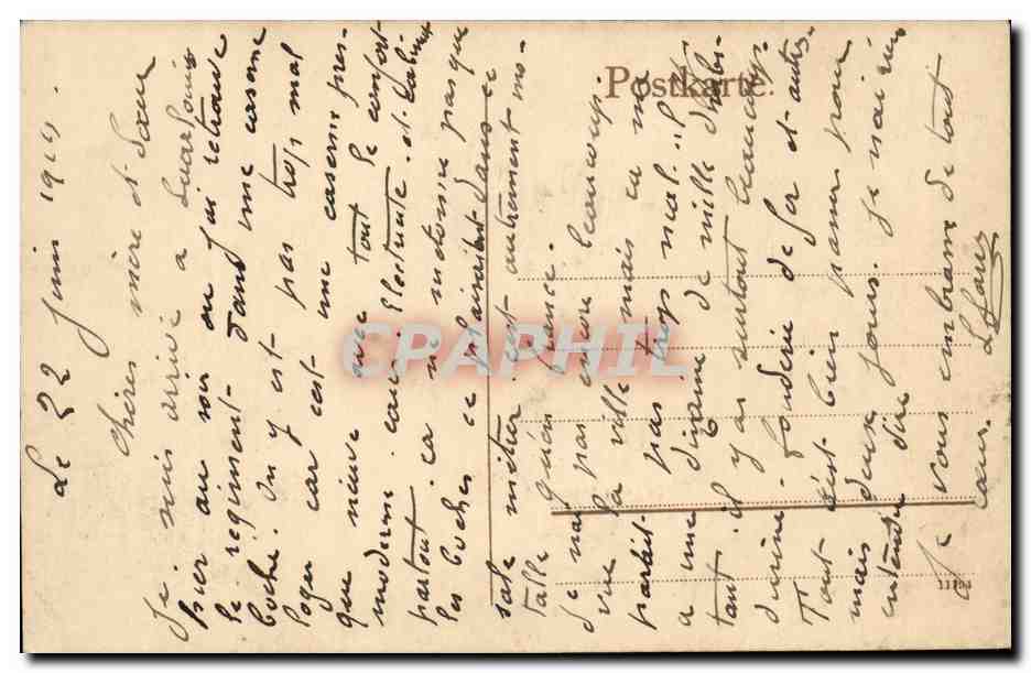 Saare-Saarland-Allemagne-Germany-Luisenbrucke -CPA — Back
