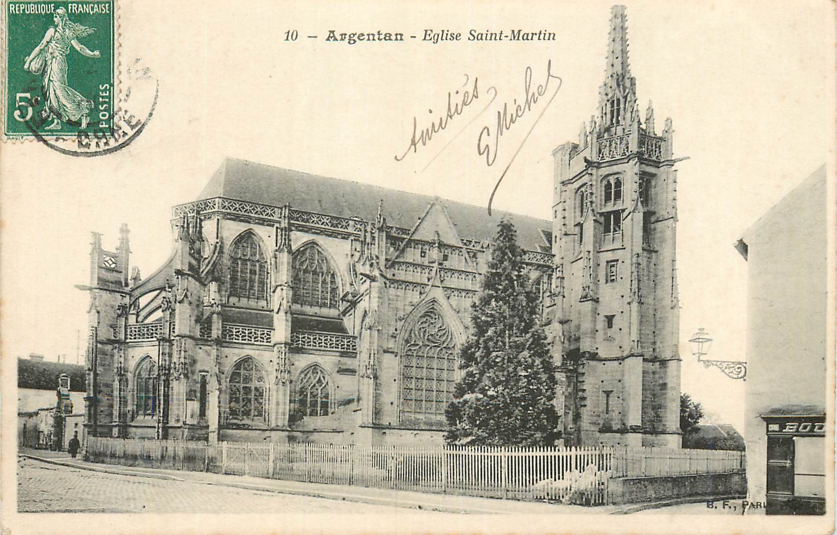 CPA Argentan Eglise Saint Martin