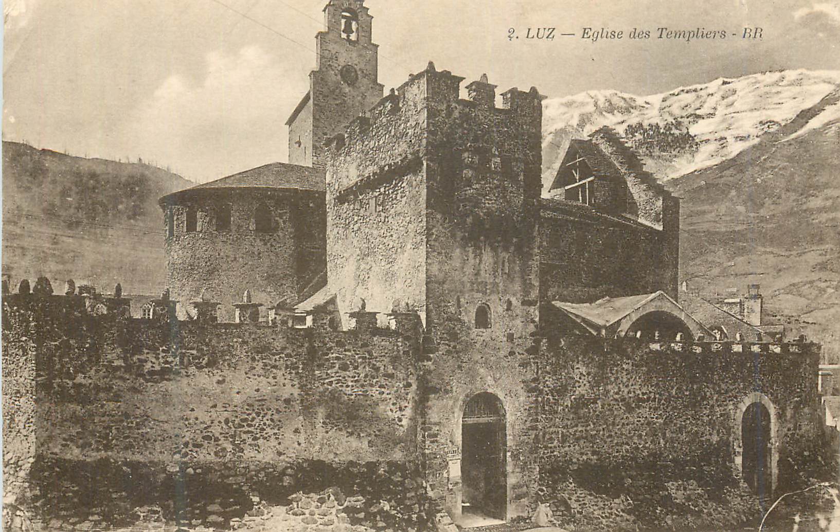 CPA Luz Eglise des Templiers