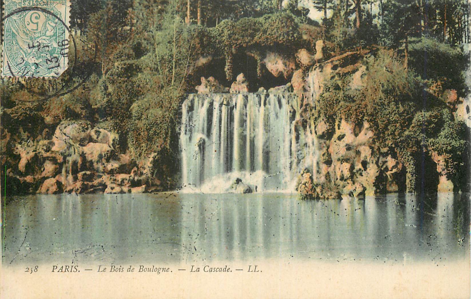 CPA Paris le Bois de Boulogne la Cascade