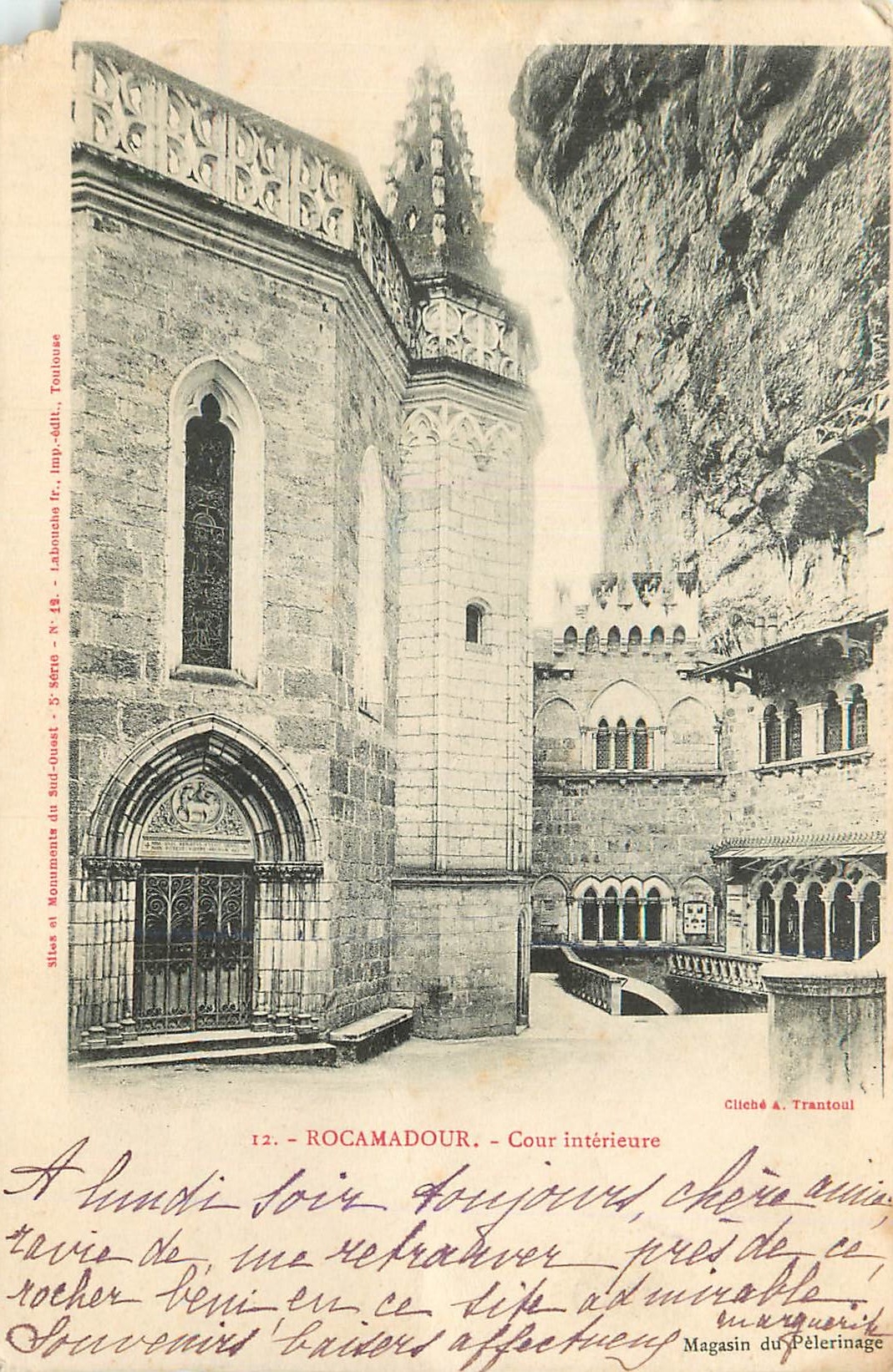 CPA Rocamadour Cour Interieure