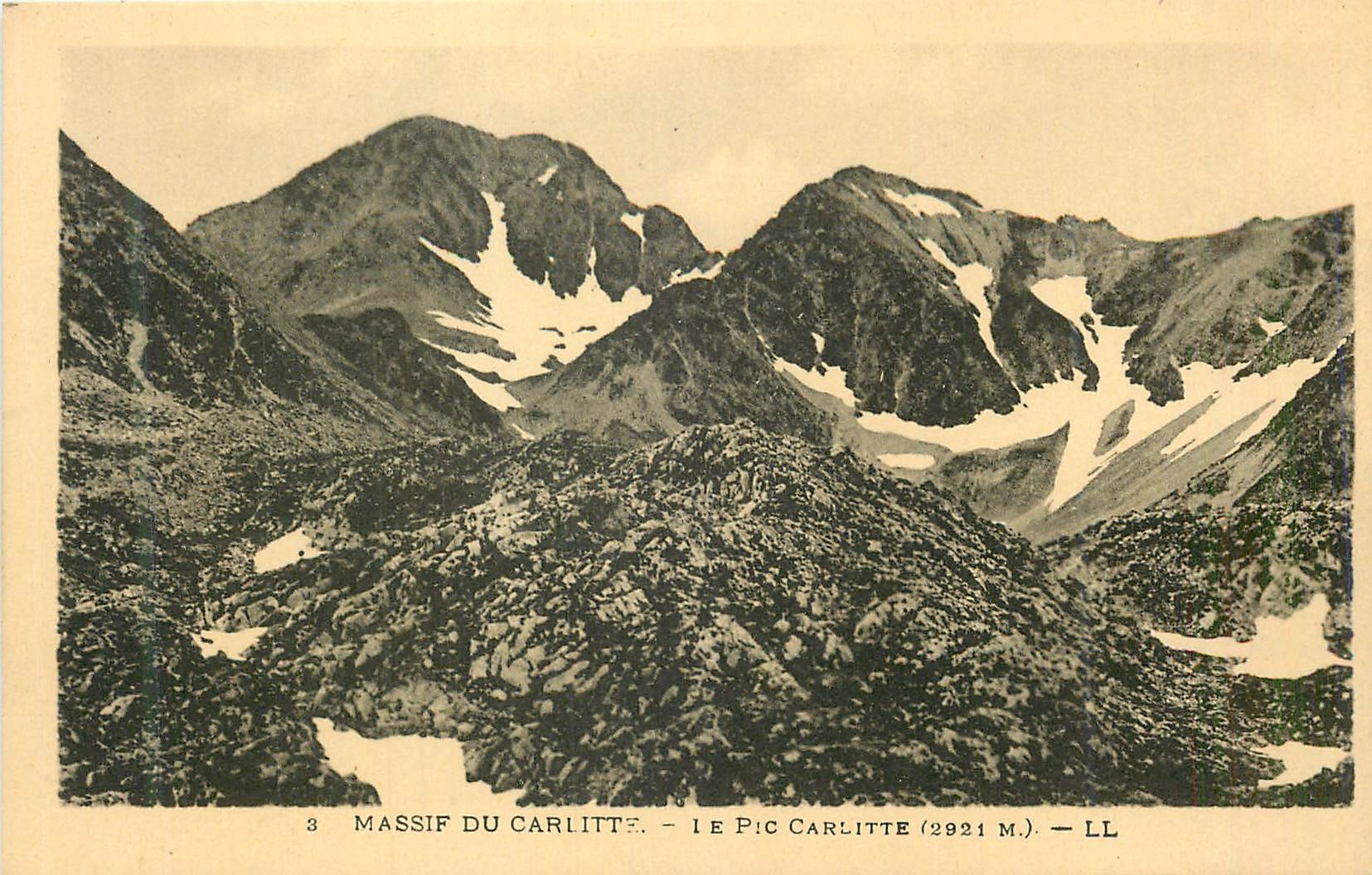 CPA Massif du Carlitte le Pic Carlitte (2921m)
