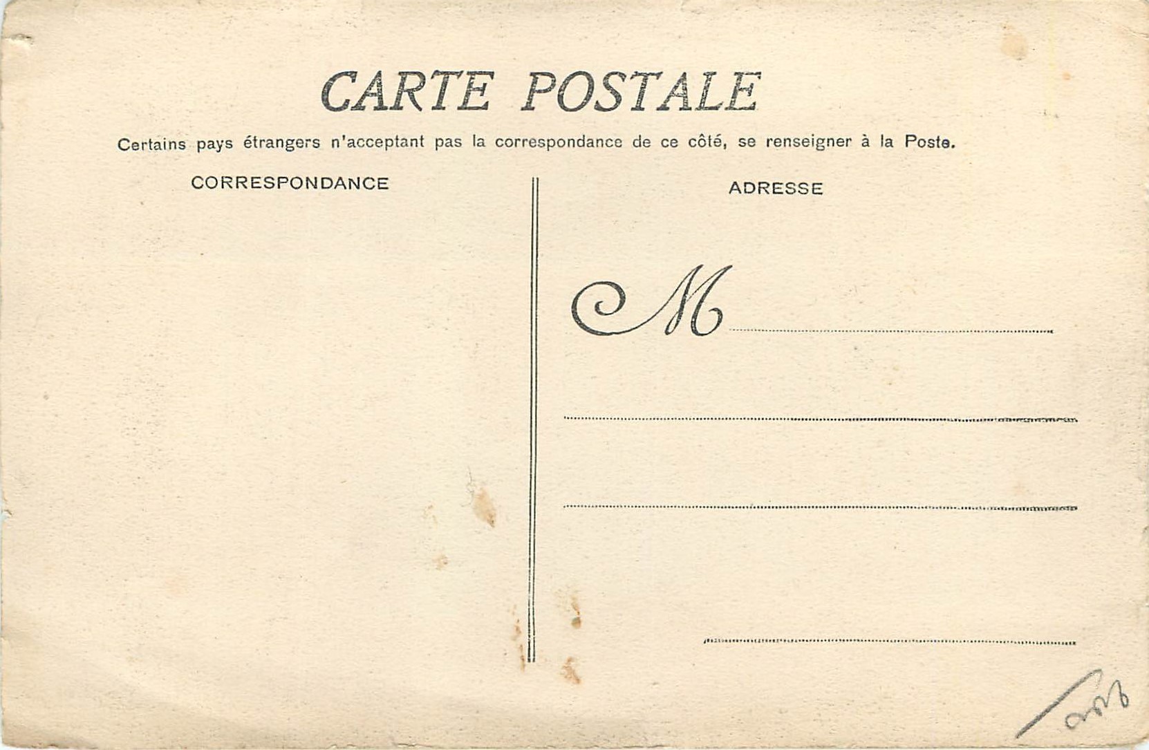 CPA Derniere Etape d'Apres El Monge Militaria — Rückseite