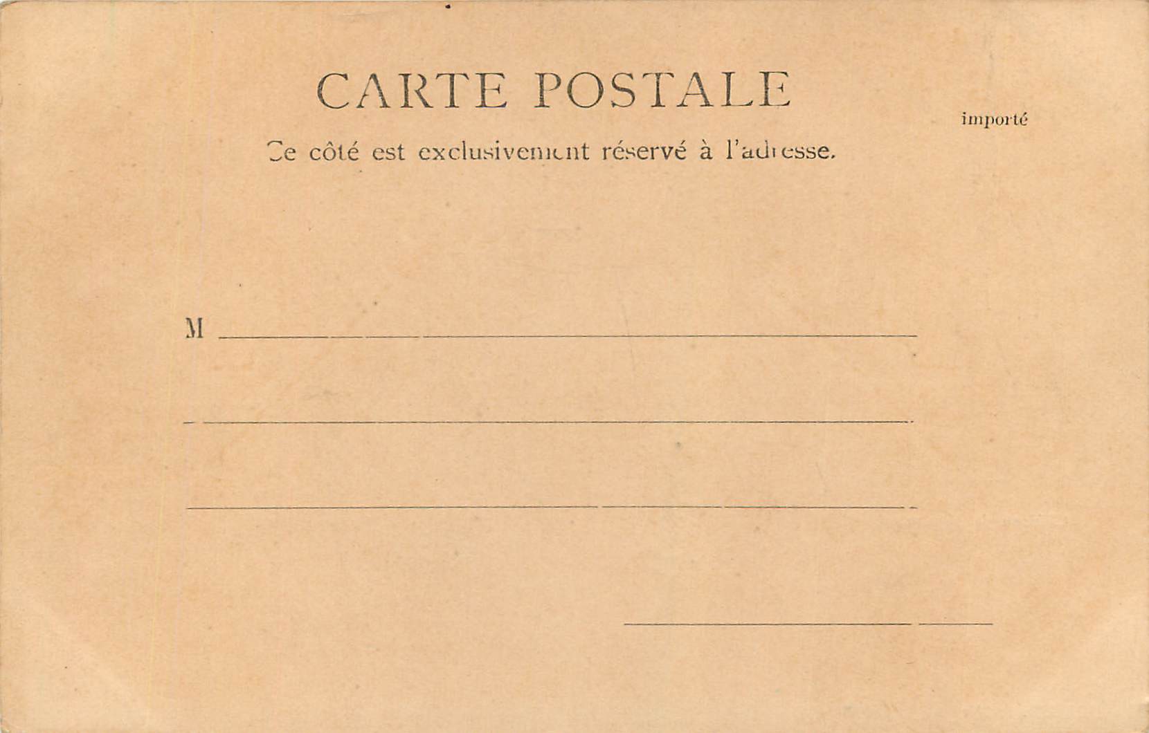 CPA Souvenir de Vichy Chateau de Maulmont — Verso