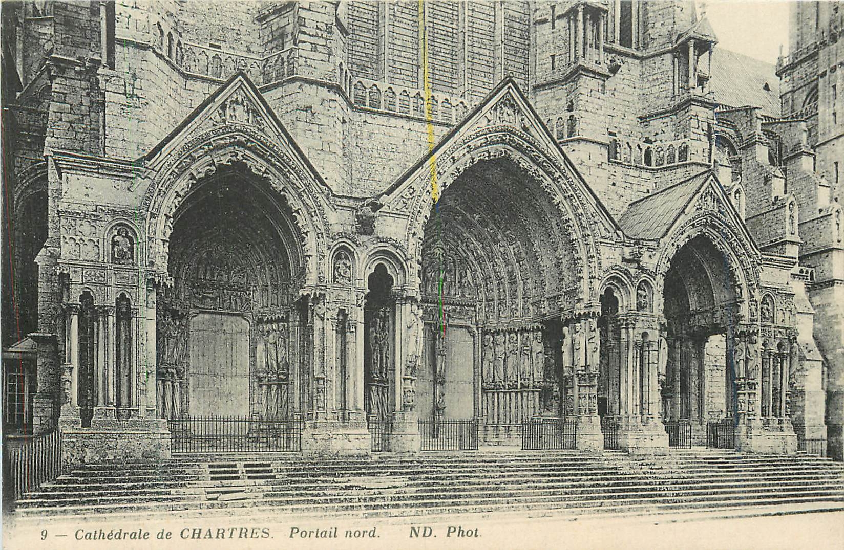 CPA Cathedrale de Chartres Portail Nord