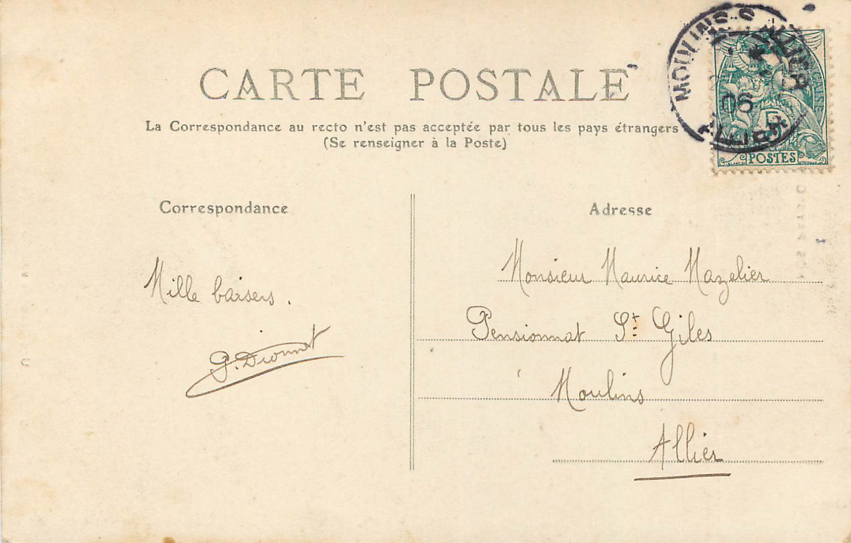 CPA Nos Paysages Une Cascade Sous la Neige — Rückseite