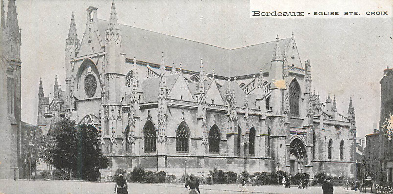 CPA Bordeaux Eglise Ste Croix