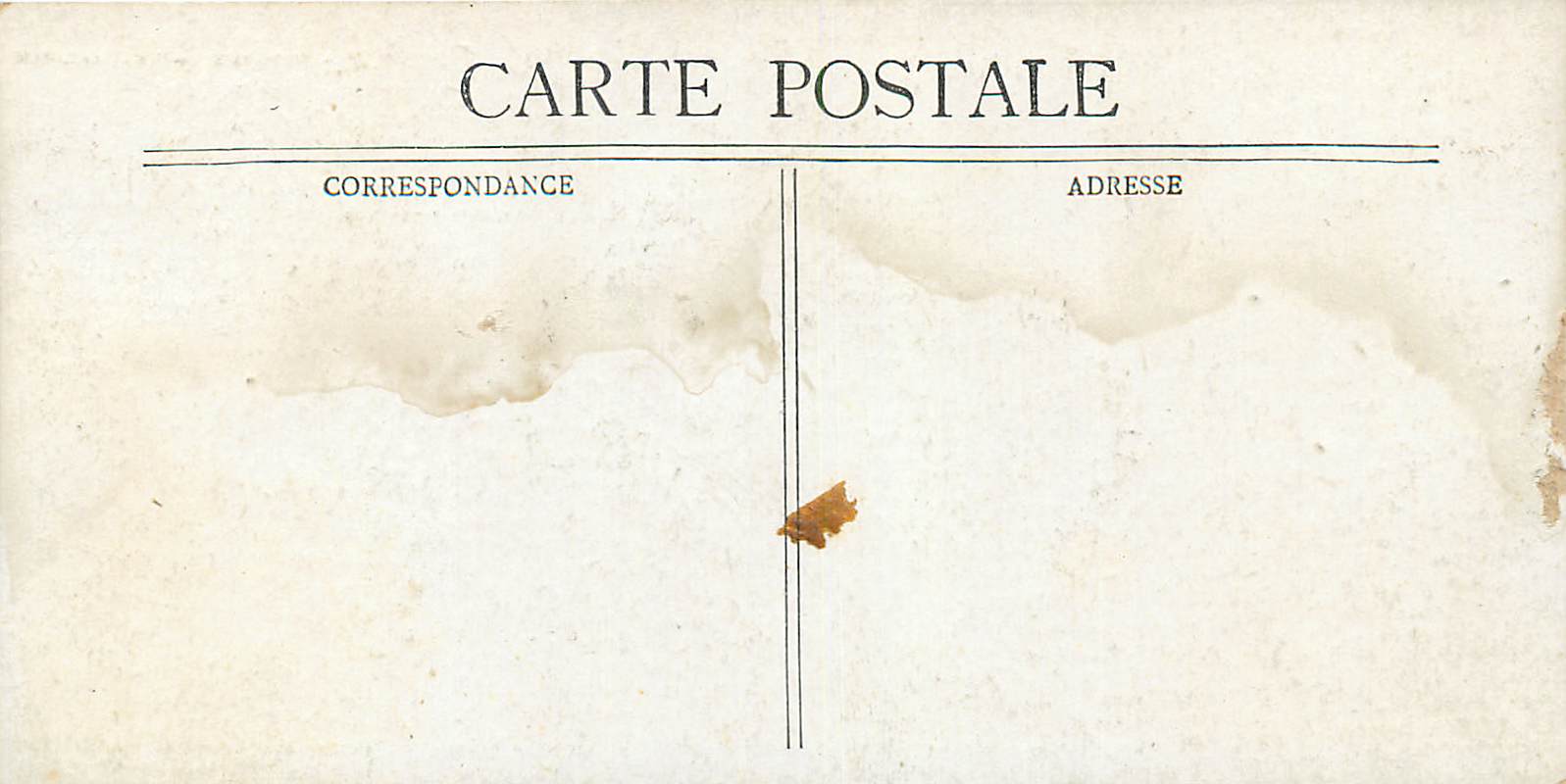 CPA Bordeaux Eglise Ste Croix — Verso