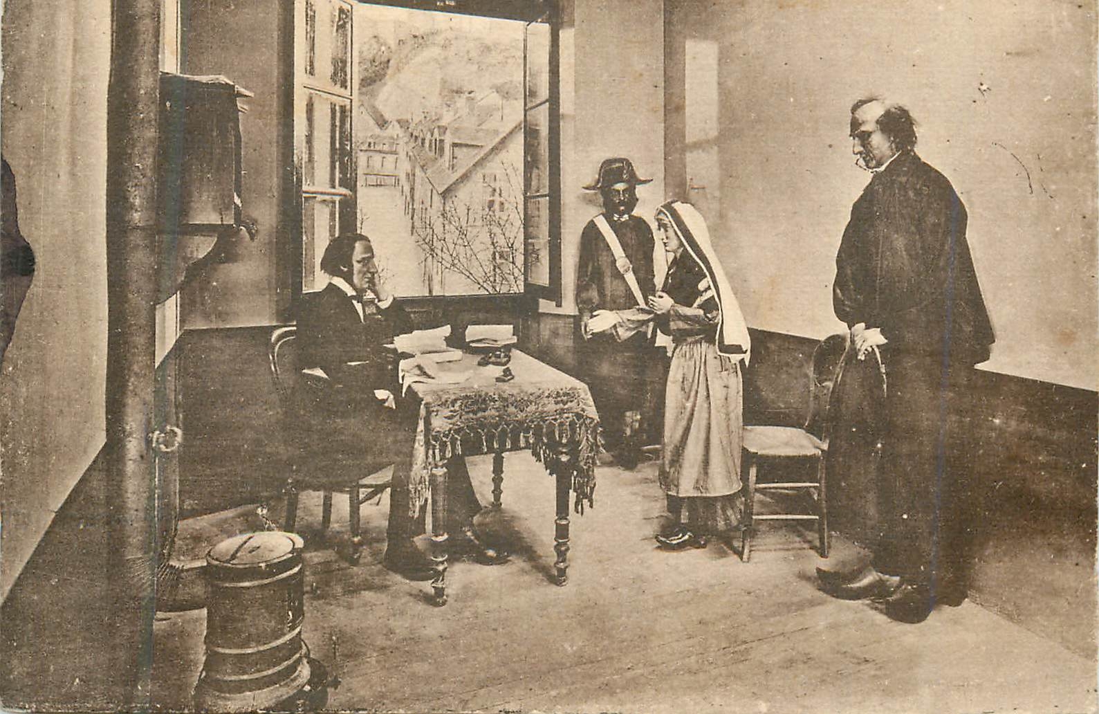 CPA (Dimanche 21 Fevrier 1858) Bernadete arretee a la Sortie des Vepres est Conduite devant le Connaissaire de Police Ja