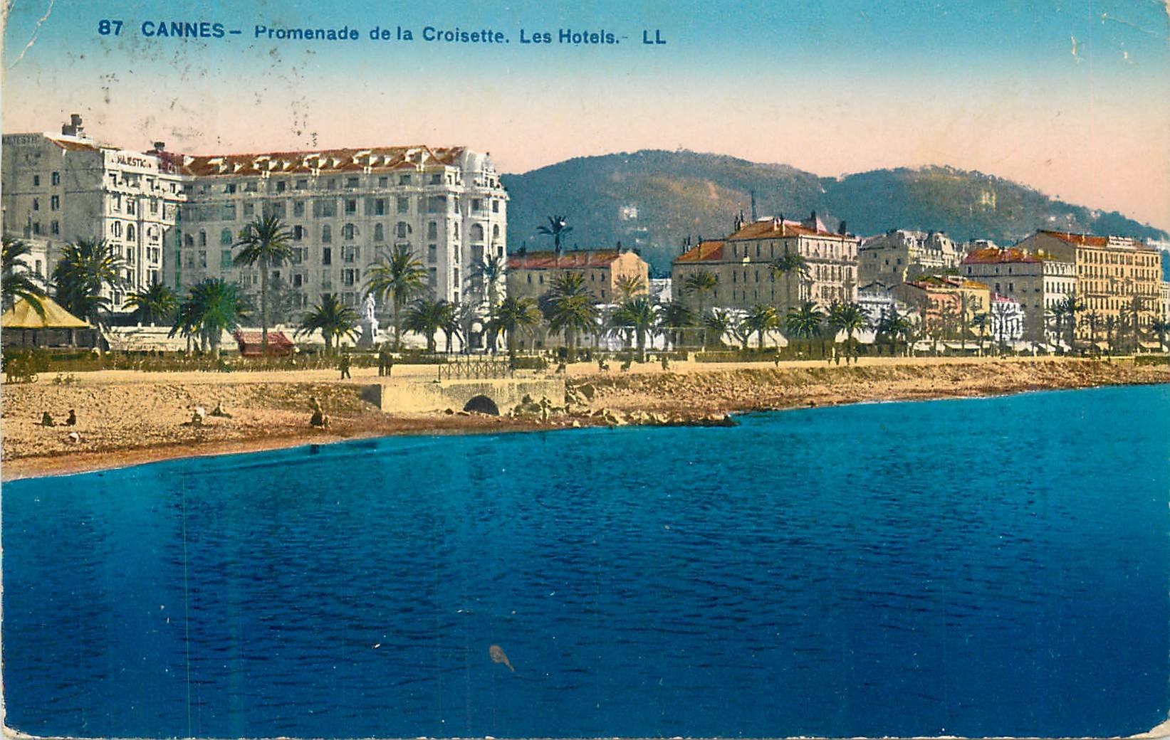 CPA Cannes Promenade de la Croisette Les Hotels