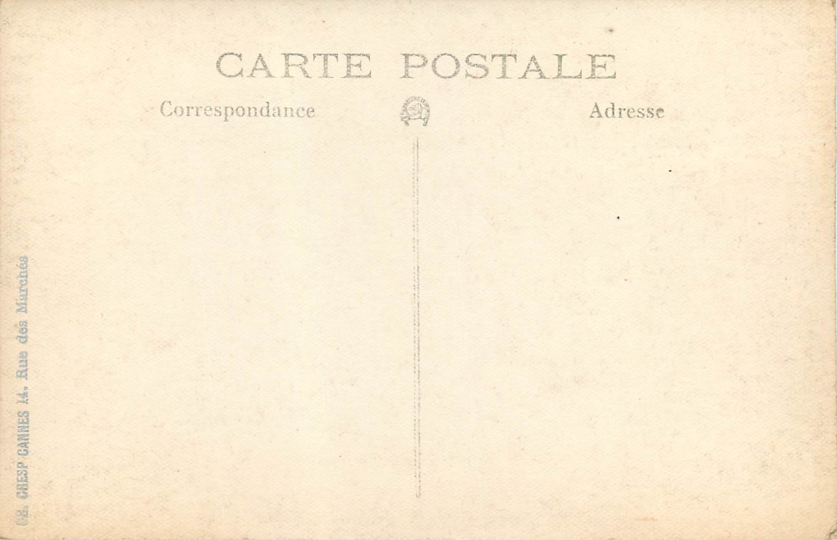 CARTE PHOTO Alpes Maritimes — Verso
