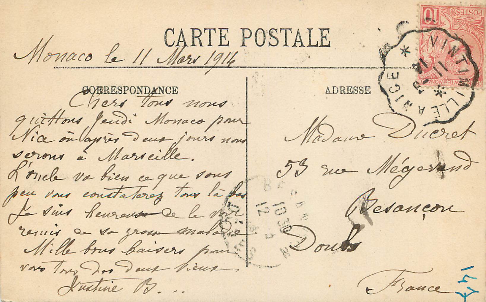CPA Saint Honorat (Iles de Lerins) — Verso
