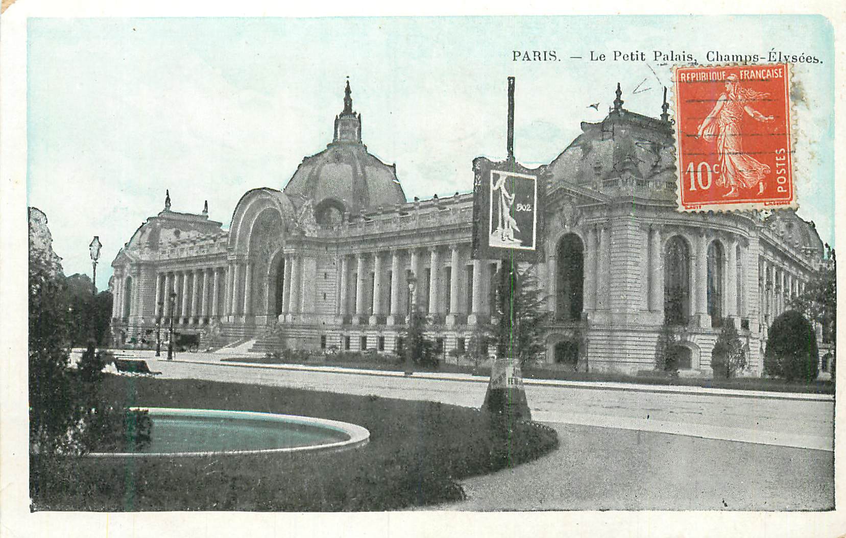 CPA Paris Le Petit Palais Champs Elysees