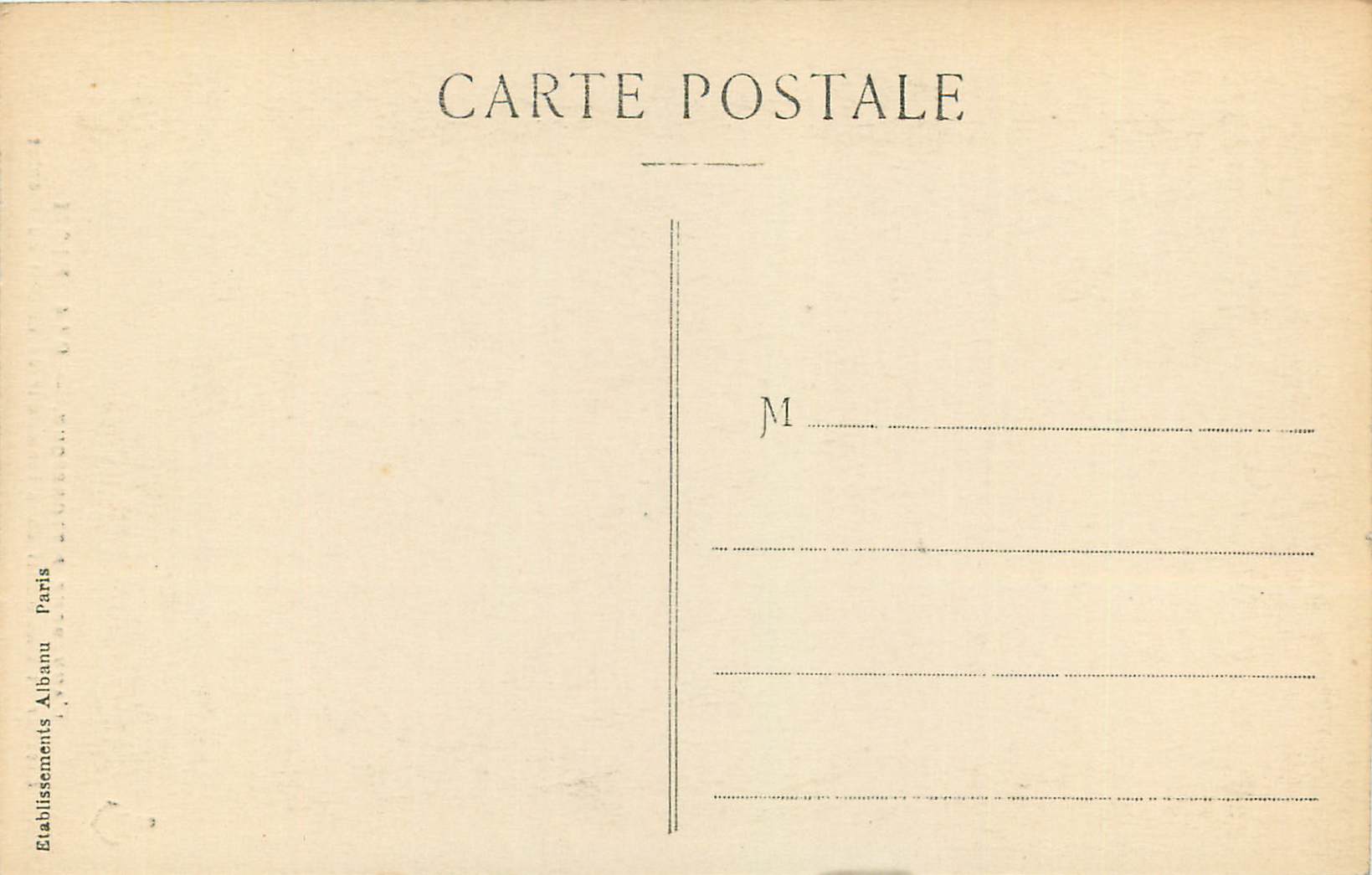 Escalier et Bas-Relief dans l'intérieur de l'Hôtel du Montat — L'Auvergne pittoresque — 944. RIOM — Rückseite