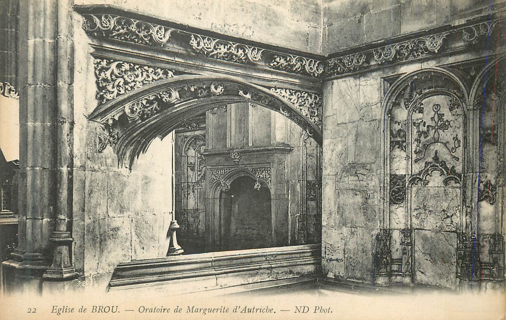 Église de BROU — Oratoire de Marguerite d'Autriche — ND Phot.