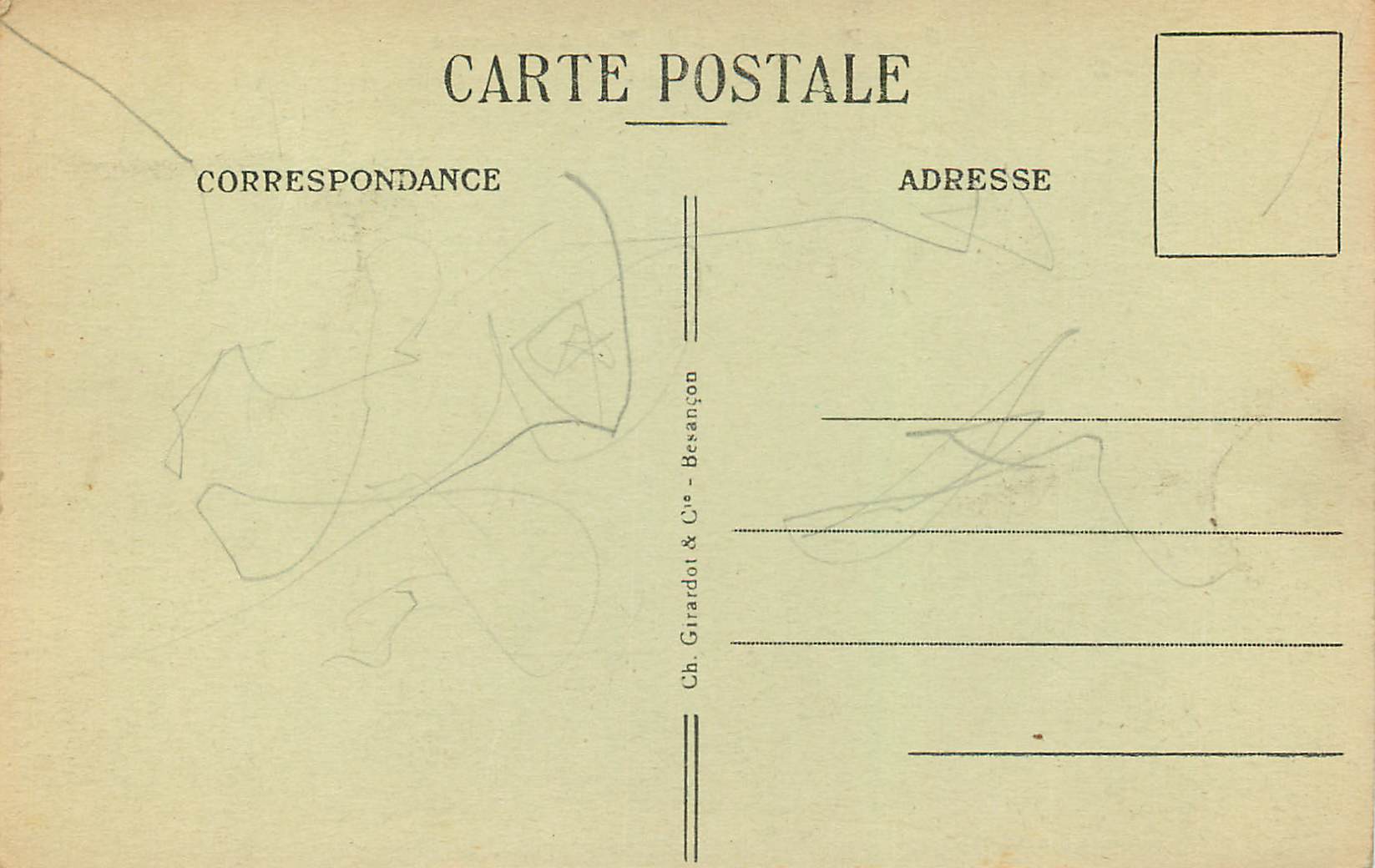 CPA Sites Pittoresques de Franche Comte Environs de Lons le Saunier Baume les Messieurs La Vallee — Rückseite