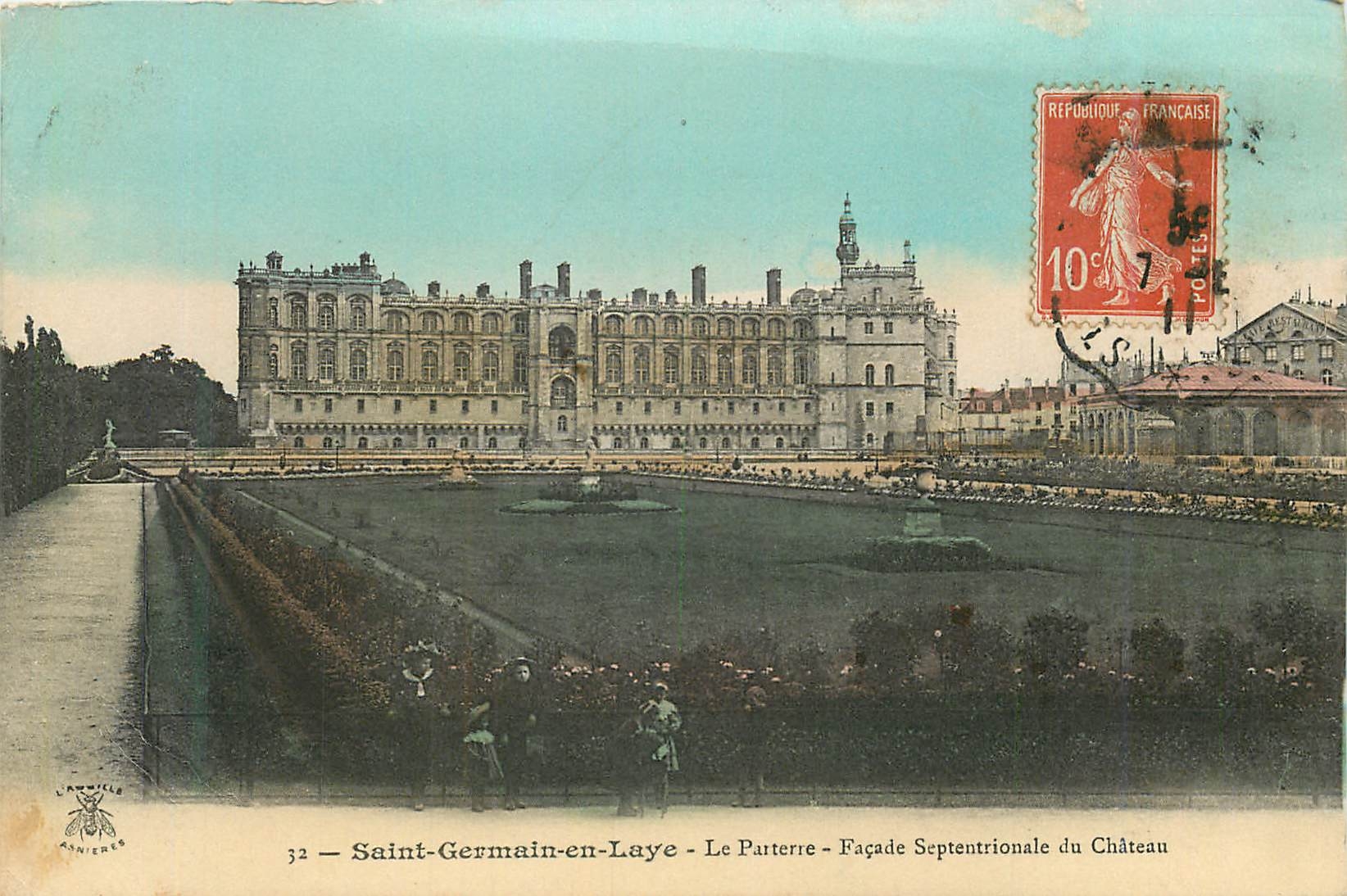 Saint-Germain-en-Laye - Le Parterre - Façade Septentrionale du Château — L'Annières, n°32
