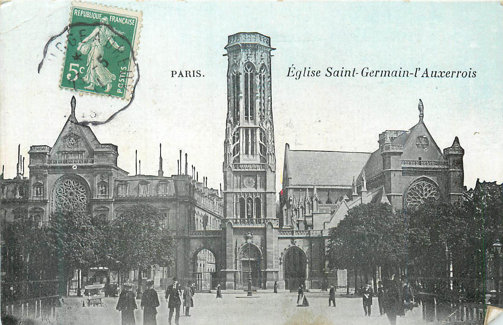 CPA Paris Eglise Saint Germain l'Auxerrois
