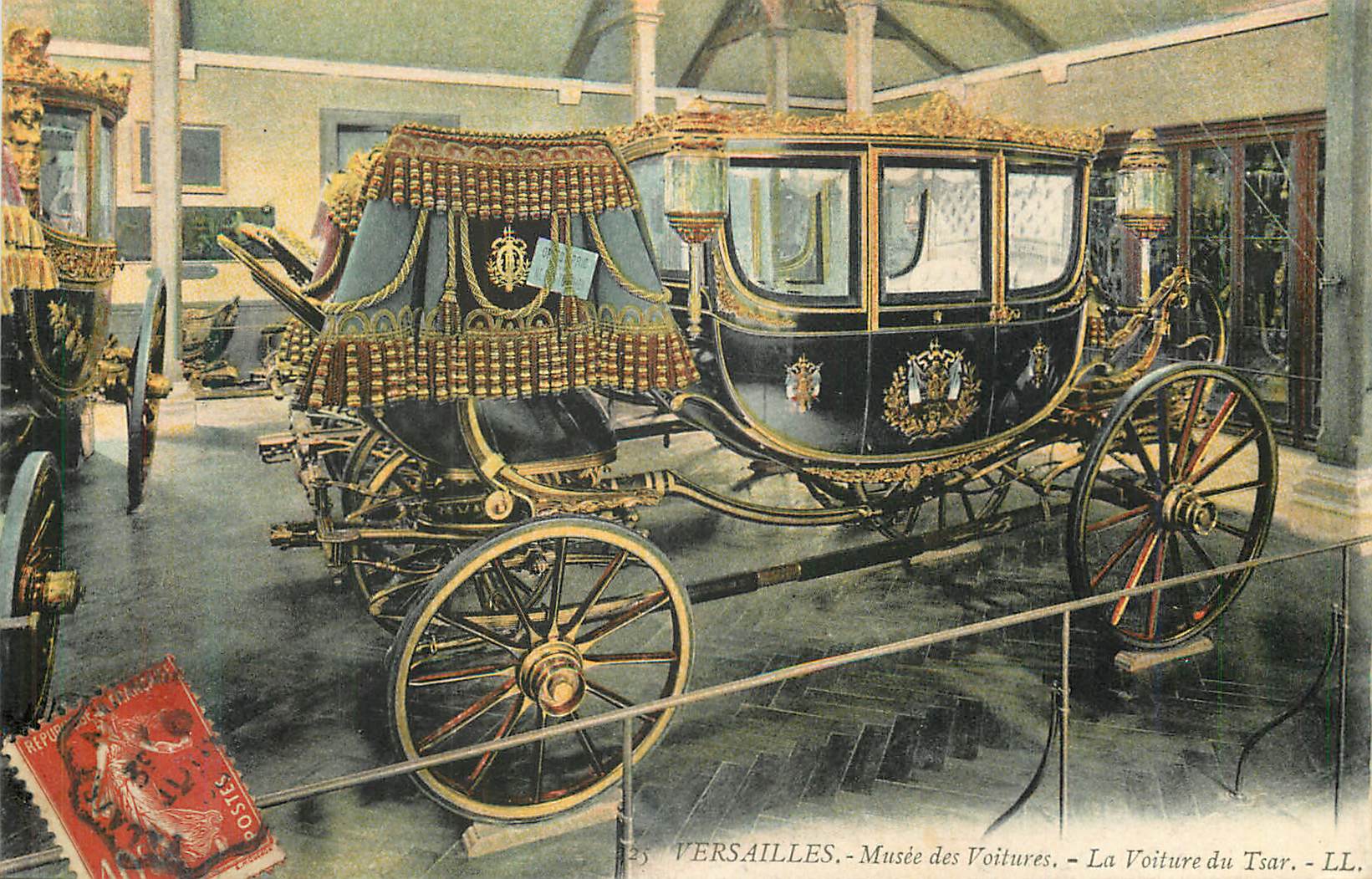 CPA Versailles Musee des Voitures La Voiture du Tsar Russie Russia