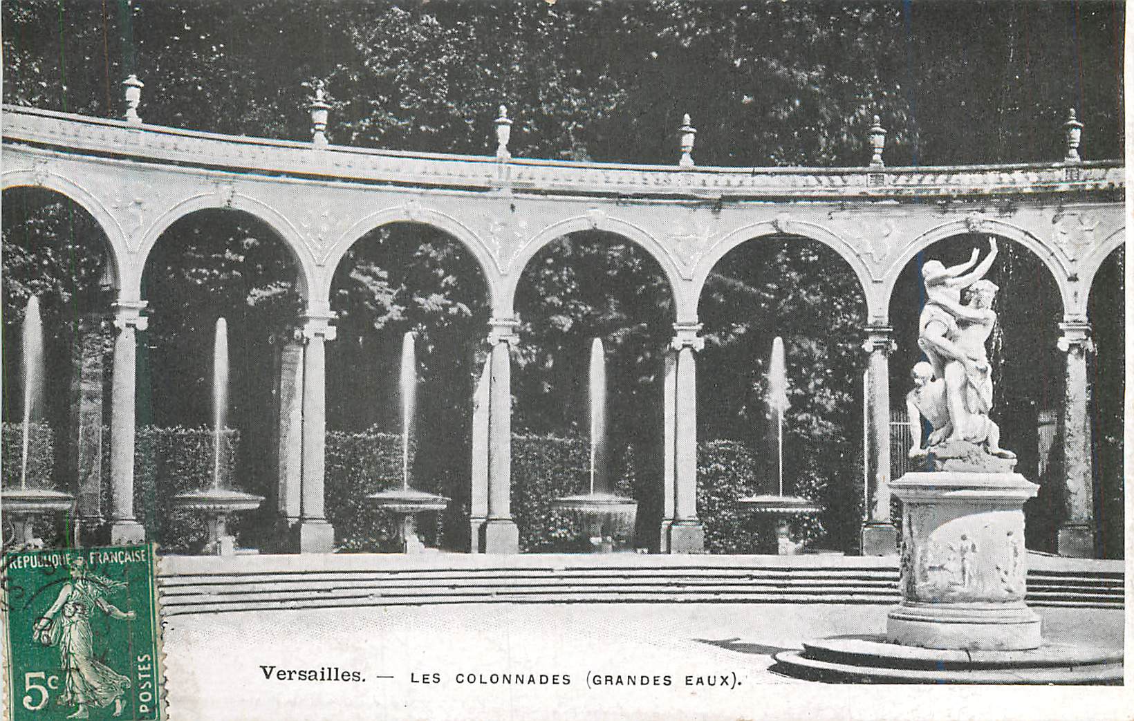 CPA Versailles Les Colonnades (Grandes Eaux)
