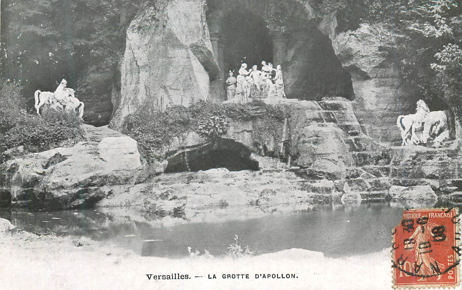 CPA Versailles La Grotte d'Appolon
