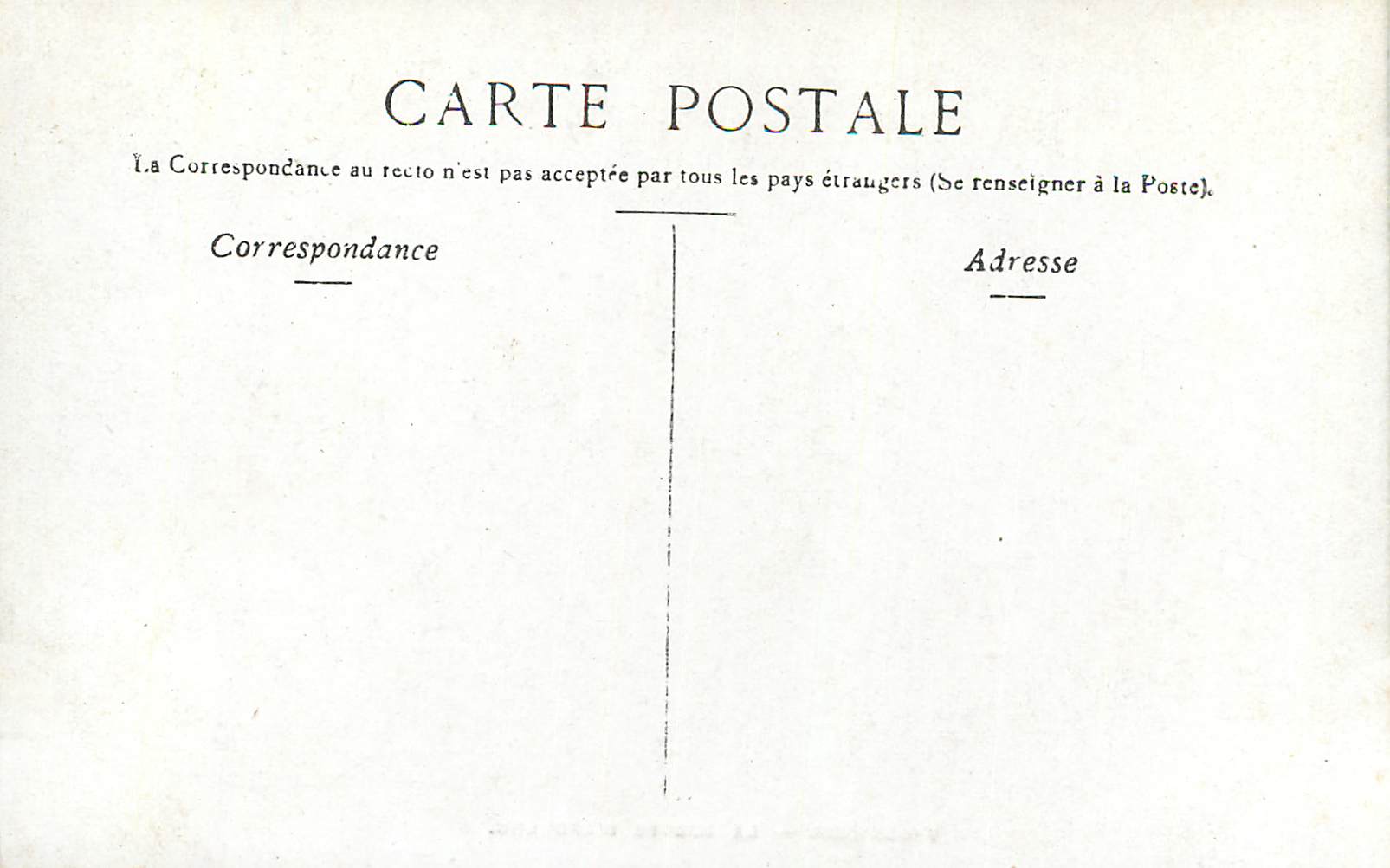 CPA Versailles La Grotte d'Appolon — Rückseite