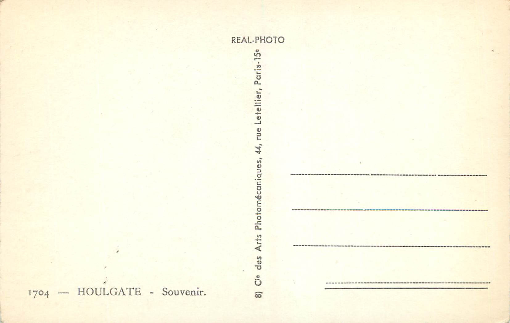 CPM Souvenir de Houlgate Bateaux a voile Vue generale La plage a maree haute Le moulin Landry Moutons — Rückseite