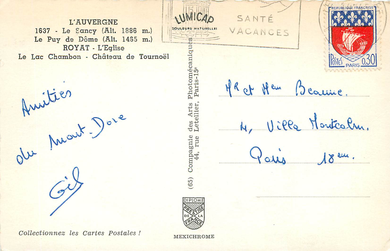 L'Auvergne — paysages et monuments — Lumicap — Reverso