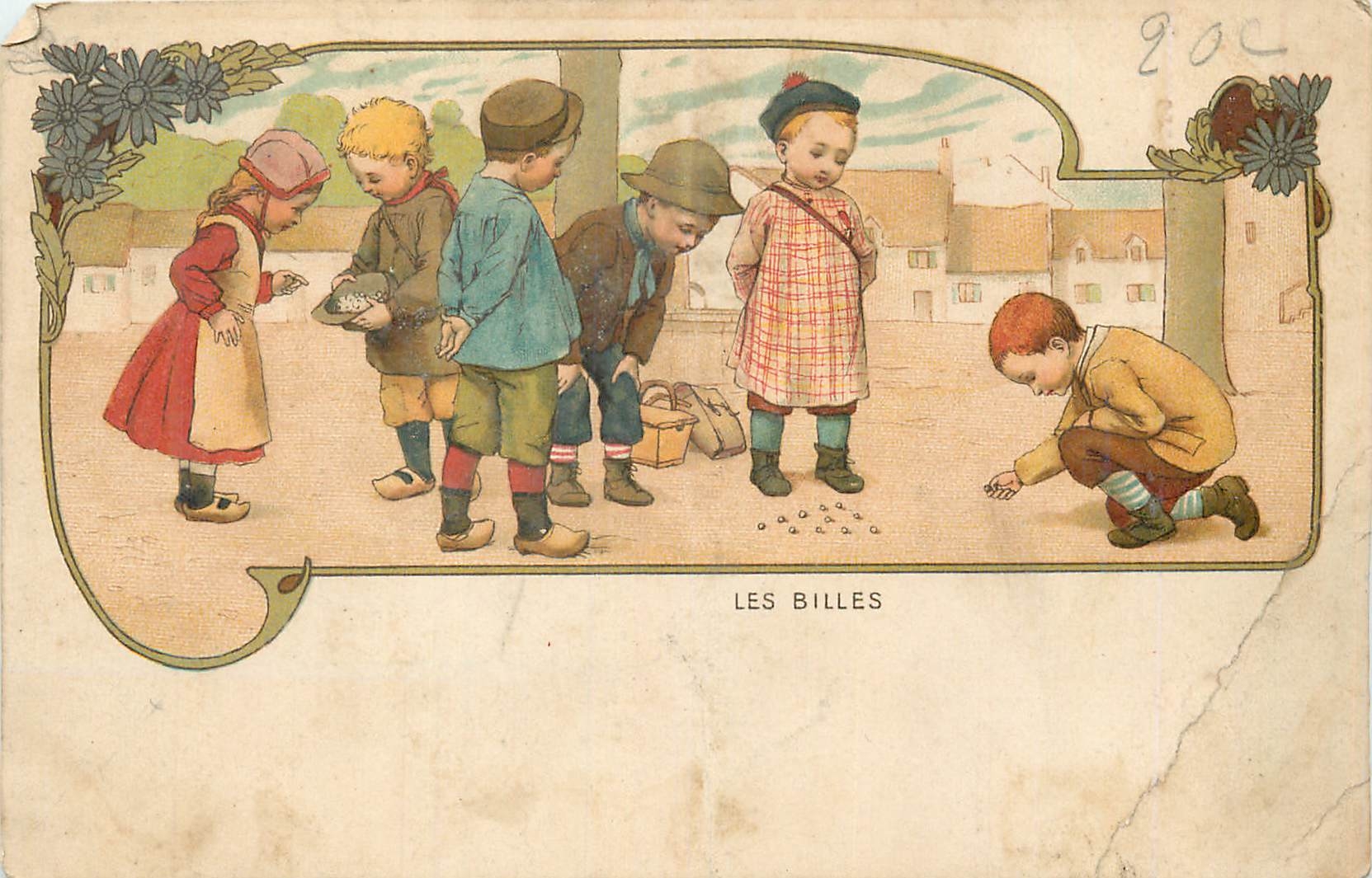 CPA Les Billes Grands Magasins d'Habillements Maison Henri Esders Paris