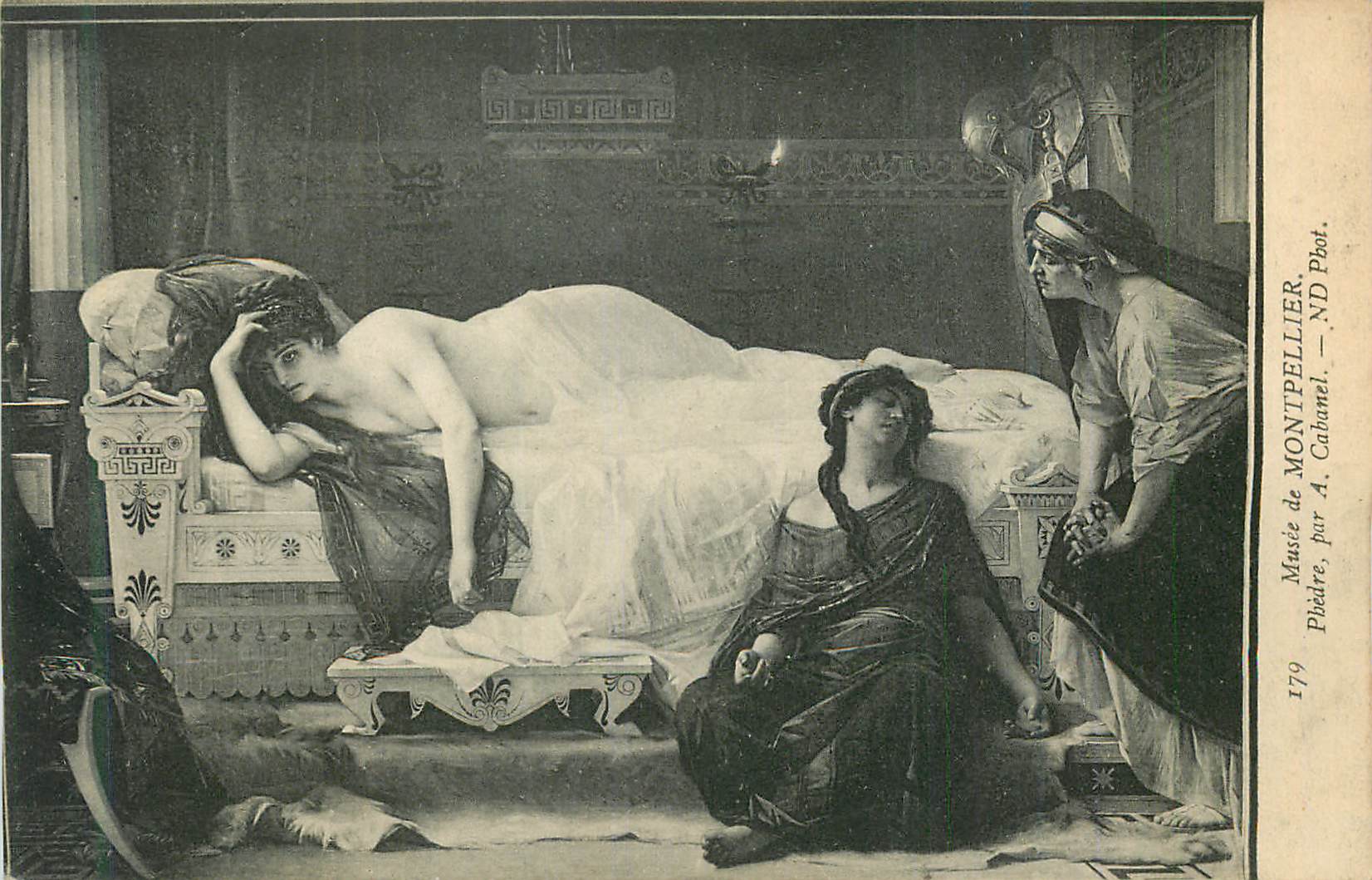 CPA Musee de Montpellier Phedre par A Cabel