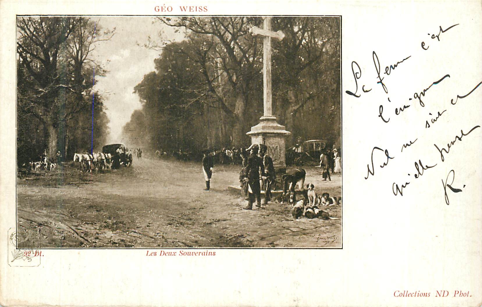 CPA Geo Weiss Les Deux Souverains