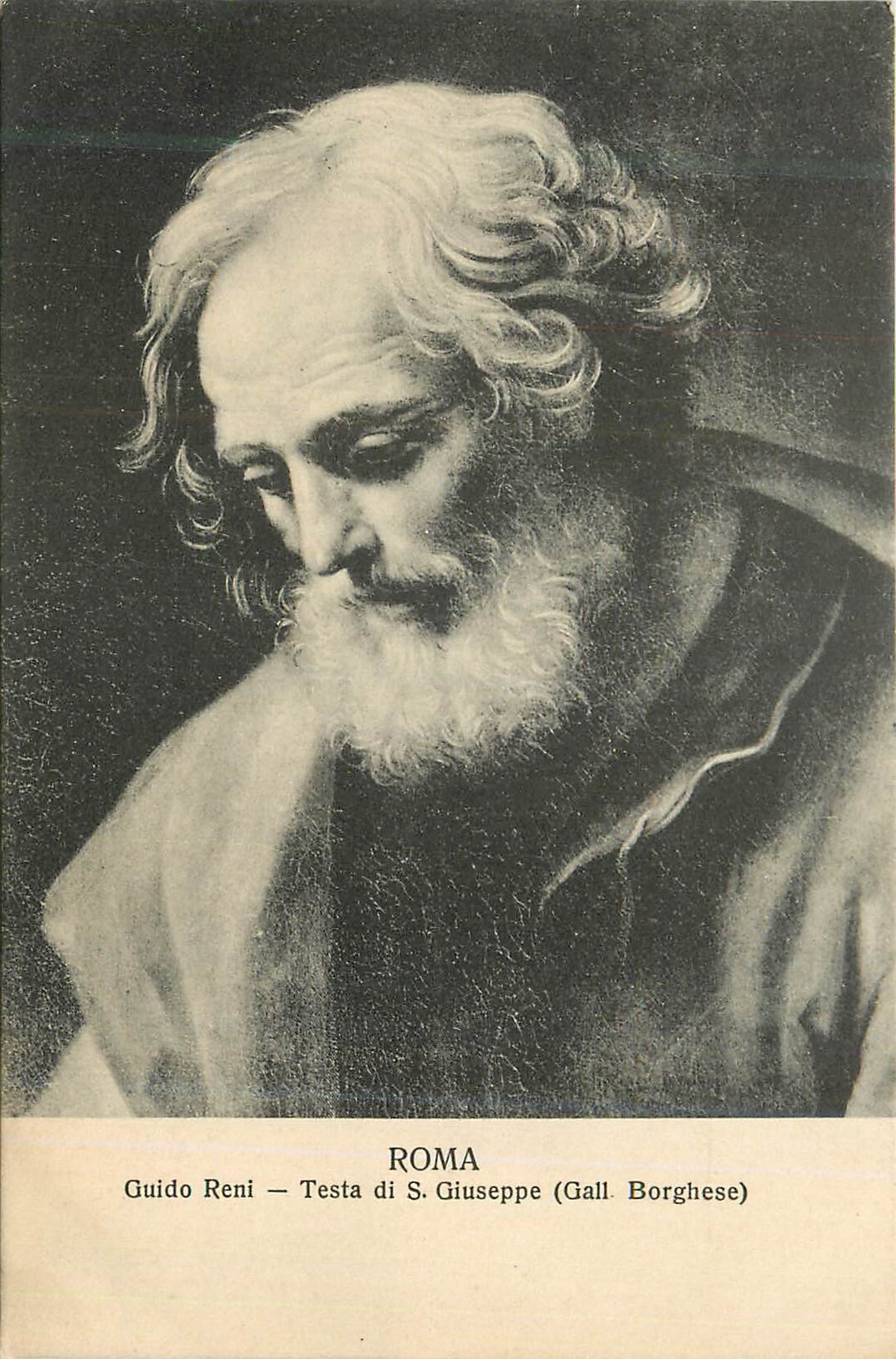 CPA Roma Guido Reni Testa di S Giuseppe (Gall Borghese)