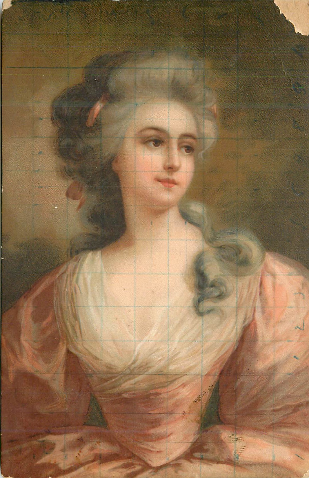 Portrait d'une femme — style XVIIIe siècle — Meissner & Buch, Leipzig
